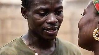 nigerian ebony [AI GENERATED] naija village african dark enjoys ride raw sex ride by dark african - american handsome black guy in the bush while step mamma was away. doggy position, missed missionary, bj