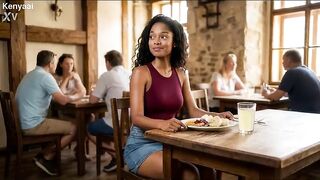 Black hotty gets creampied by a stranger in Prague ( AI Generated )