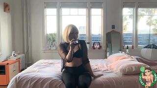 Blond Big Booty Deepthroat Doggy style Sextape