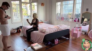 Golden-haired Big Booty Deepthroat Doggystyle Bts 4K