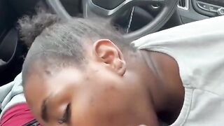 Ebony Car Ride Home with Stranger