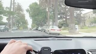 Ebony Car Ride Home with Stranger
