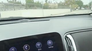 Ebony Car Ride Home with Stranger