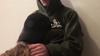 His first Blowjob - Sucking a Classmate's Schlong