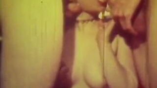 Deepthroat-obsessed Retro Chick Worships Ramrod in Vintage Loop