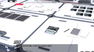 Stranded in Space - Blue Haired Big Boobs MILF Desires to Talk