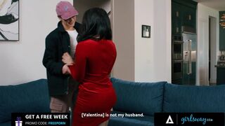GIRLSWAY - Lonely Housewife Valentina Nappi Has Secret Lesbian Affair With Small Katrina Colt