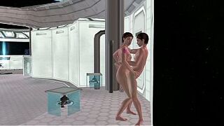 Muscular Guy Pounds Hung Buddy Standing Then Table Fuck 3D Gay Hentai
