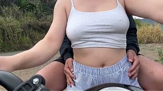 DiDi customer notices I'm not wearing a bra and puts his hand in my underclothing