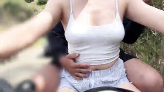 DiDi customer notices I'm not wearing a bra and puts his hand in my underclothing