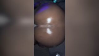 Ebony Big Booty Swallows BBC