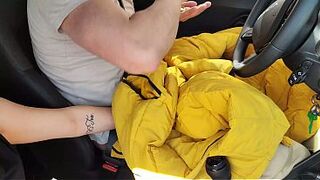REAL MOVIE SCENE we go to Burger King, she gives me a blow job sex during the time that driving and we end up screwing in the car