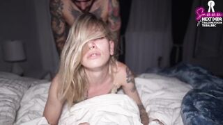 Wife Gets Surprised By Husband With a BBC On Vacations And Gets Spitroasted