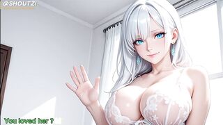 Mira Is Back, White Hair Harem Gal, Anal Cowgirl Then Doggy, Facial Overflow, 4k120