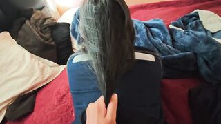 Don't tell my husband please! This big butt mechanic and I've sex after work
