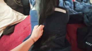Don't tell my husband please! This big butt mechanic and I've sex after work