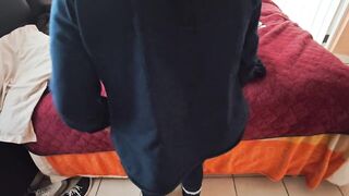 Don't tell my husband please! This big butt mechanic and I've sex after work
