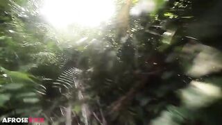 Fucking a busty tribe woman outdoor in a river was great experience