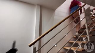 Halloween Virginal Latina Caught for Oral Sex Cunt Playing