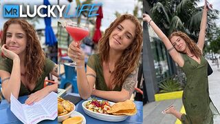 Redhead Lumi Ray Gives A Oral After A Date
