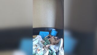 Real amateur couple loves each other + squating screw