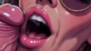Camping Honeys Sucking Ramrod Art