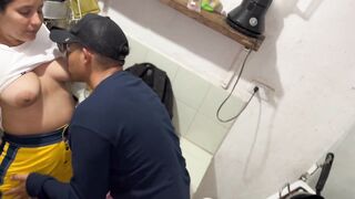 Perverted father-in-law screws his schoolgirl with giant dick