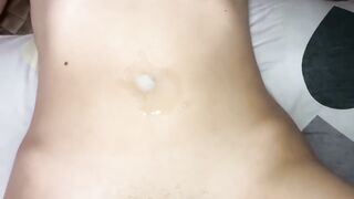 Stepbrother Cummed on My Belly and Inadvertently Drilled Anew