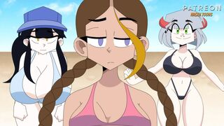 The Nude Beach - Hagen Toons