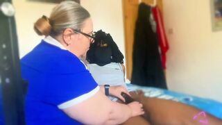 Best Grandma BBC Edging Oily Massage for Cum Dripping Huge Load