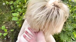 drilled a cute whore in the forest