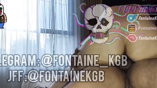 amateur freak performs rough screw