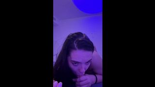 18-year-old sucks a ramrod while fantasizing about an older man