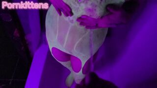 Black light piss party fun
