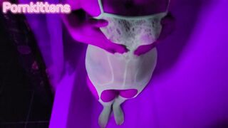 Black light piss party fun