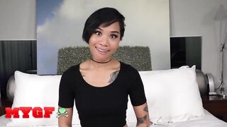 MY GF - Honey Gold Shows Ken Just How Hard She Can Screw Before This chap Makes Her Cum Again