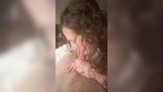 Big knob slow blowjob-job tease