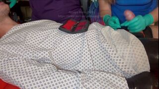 two GLOVED DENTISTS CHECK YOUR TEETH & EDUCATE YOU HOW TO MILK YOUR OWN SHLONG - FEMDOM DENTAL