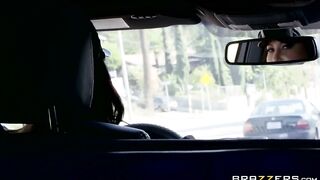 Brazzers - Hawt Czech August Taylor Gives Outdoor Oral sex & Reverse Cowgirl Sex to Passenger Johnny