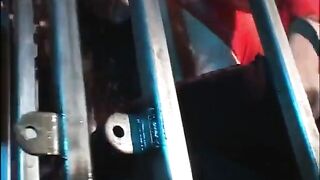 Guy Screws His Marvellous Brunette Sex Slavegirl in the Vault