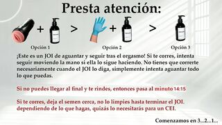 Spanish audio JOI. Pursue Yor Forger's instructions to masturbate. YOU won't be able to stop!