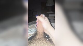 Late night spunk fountain