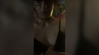 Fit Pretty Trans Lalin beauty Gooner with Thick Butt in Chastity Takes Break to Show Off Body