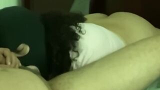 big Pawg sucking wang and balls properly