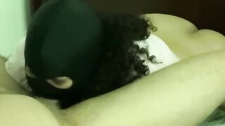 big Pawg sucking wang and balls properly