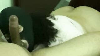 big Pawg sucking wang and balls properly
