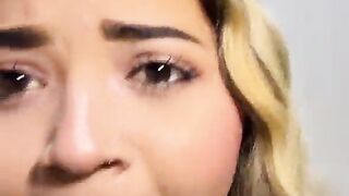 receives sperm in her mouth from a stranger