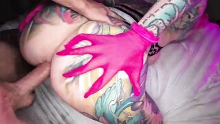 Pink Punky British Bitch ANAL PROLAPSE FUCKED