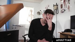 ADULT TIME - Lascivious Laney Grey Encourages Perv Gyno To Screw Her Hard While Helpless Husband Watches