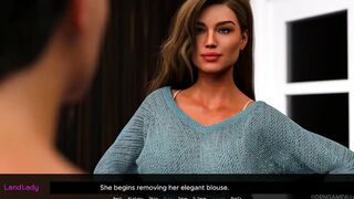 Seductive Landlady Teases Her Tenant and Measures His Biggest Load - Measuring My Cum Part 3